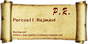 Perczell Rajmund névjegykártya